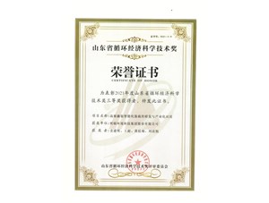 熱烈祝賀明碩環(huán)境集團獲得2021年度山東省循環(huán)經(jīng)濟科學技術(shù)獎三等獎